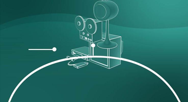 产品宣传线条动画ppt模板