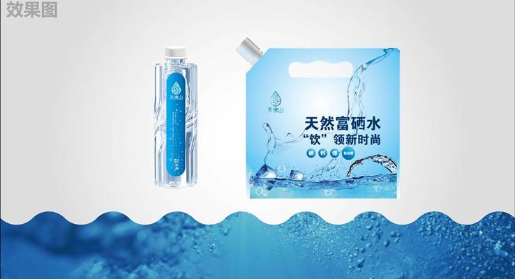 矿泉水营销推广方案PPT模板