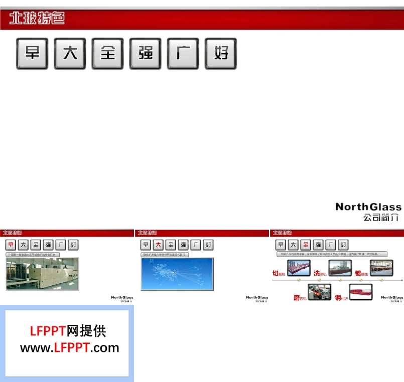 产品特色展示动画图片翻转动画PPT模板