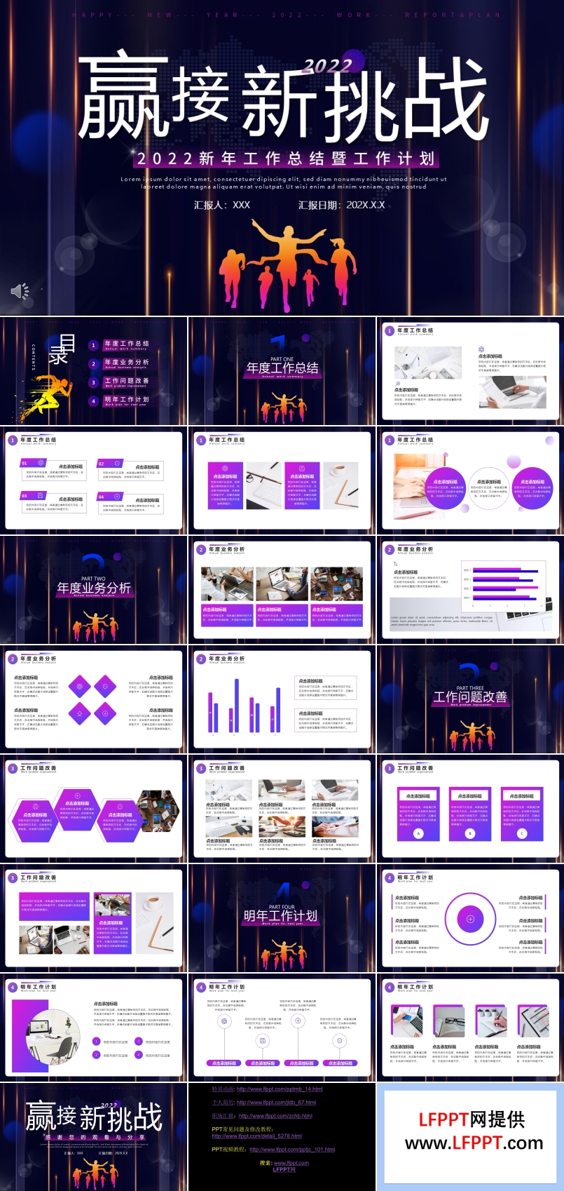 2022新年工作总结暨工作计划PPT