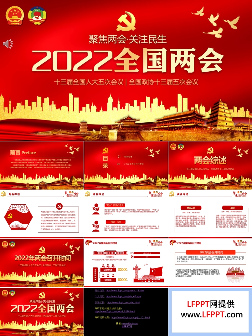 2022全国两会PPT