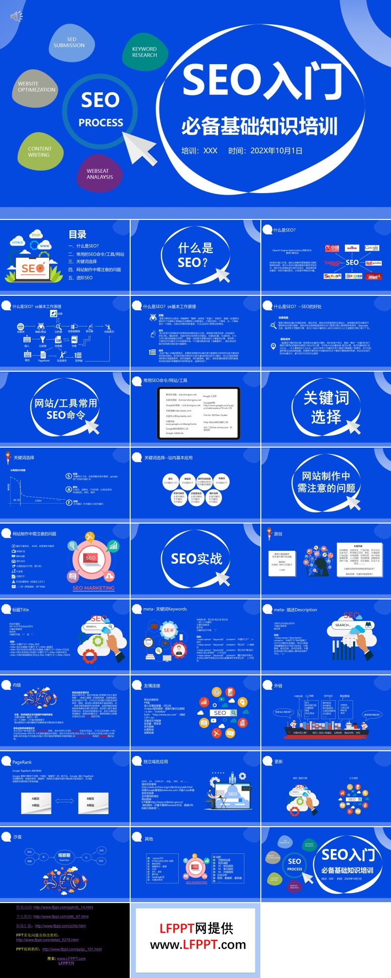 SEO入门基础知识培训PPT课件