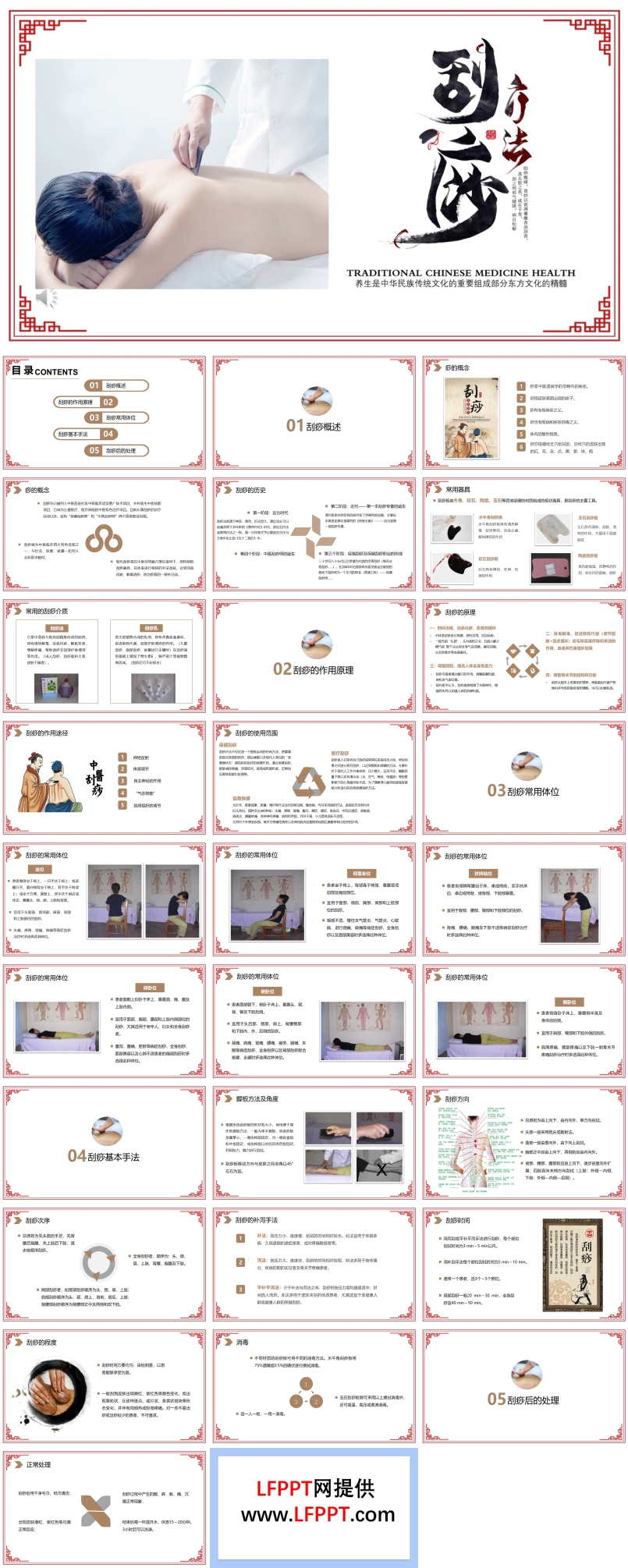 刮痧养生的作用与功效PPT