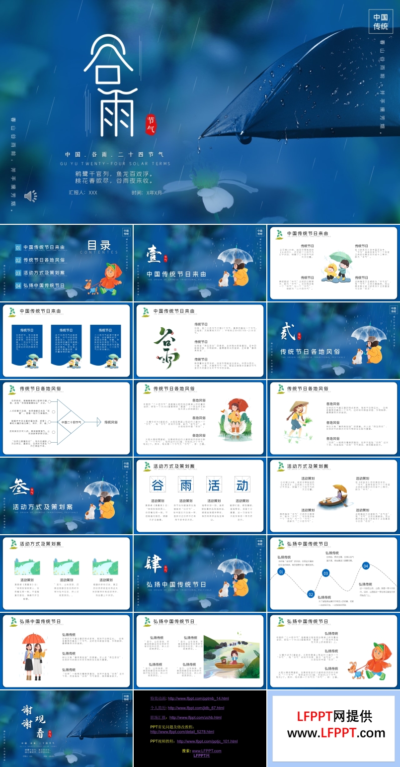 二十四节气之谷雨ppt