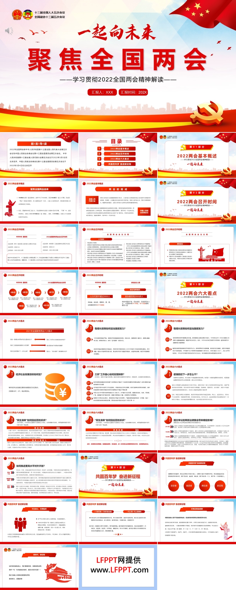 学习2022全国两会精神PPT