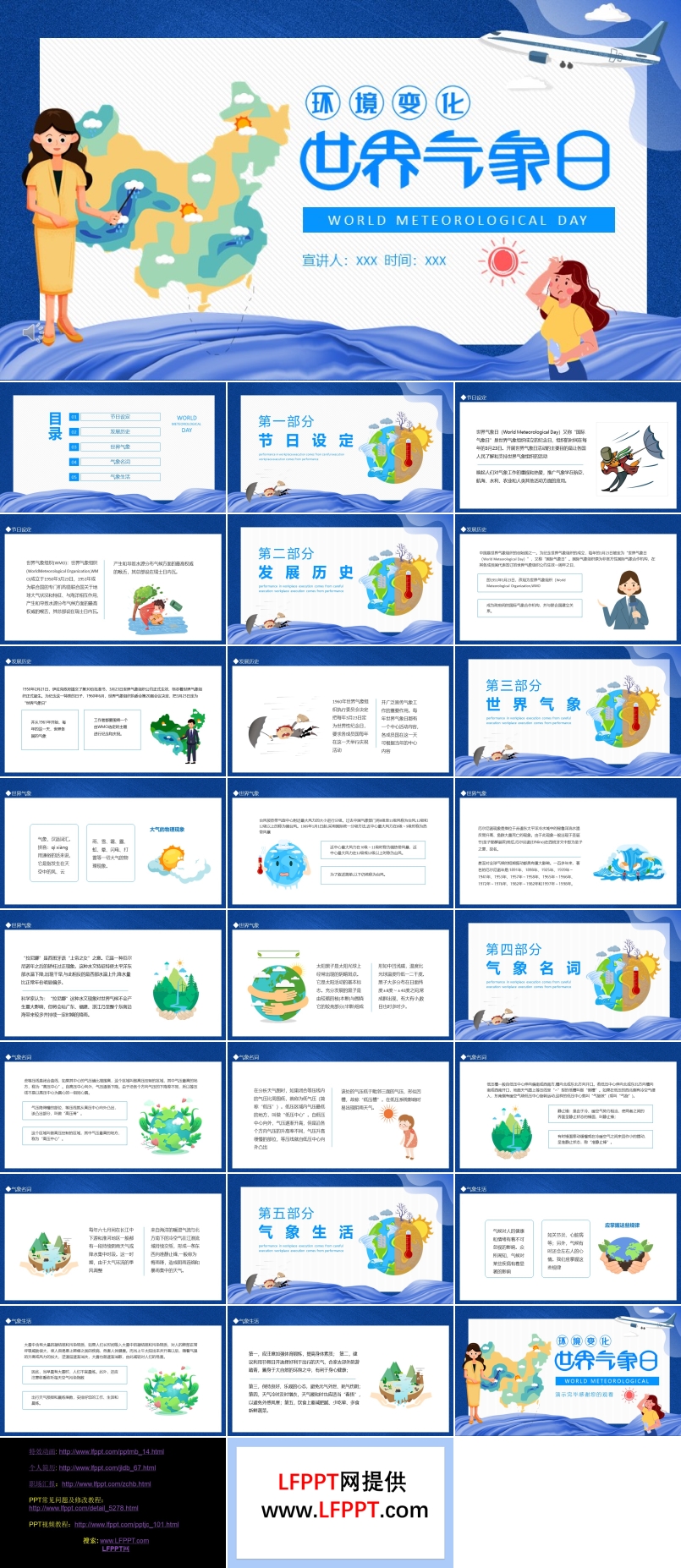 世界气象日PPT幼儿园
