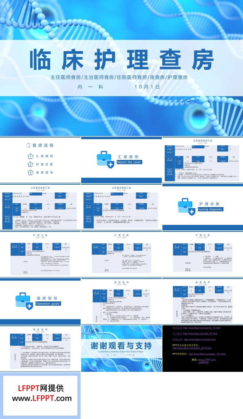 内一科临床护理查房PPT