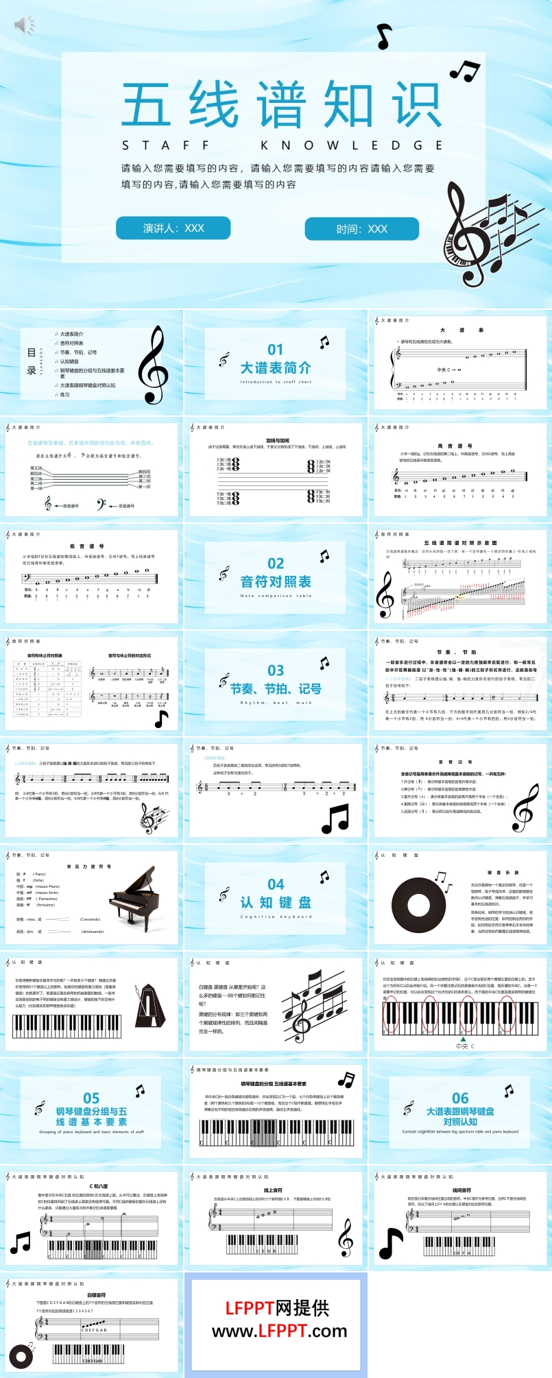 五线谱知识课件PPT