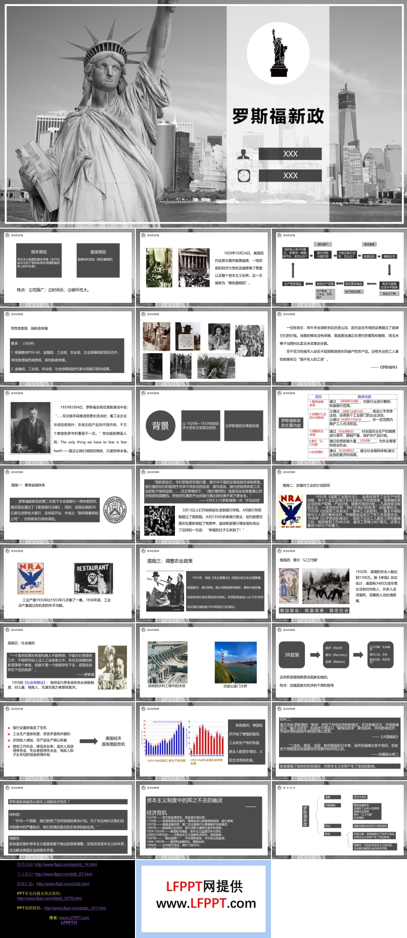 人教版九年级《罗斯福新政》PPT课件