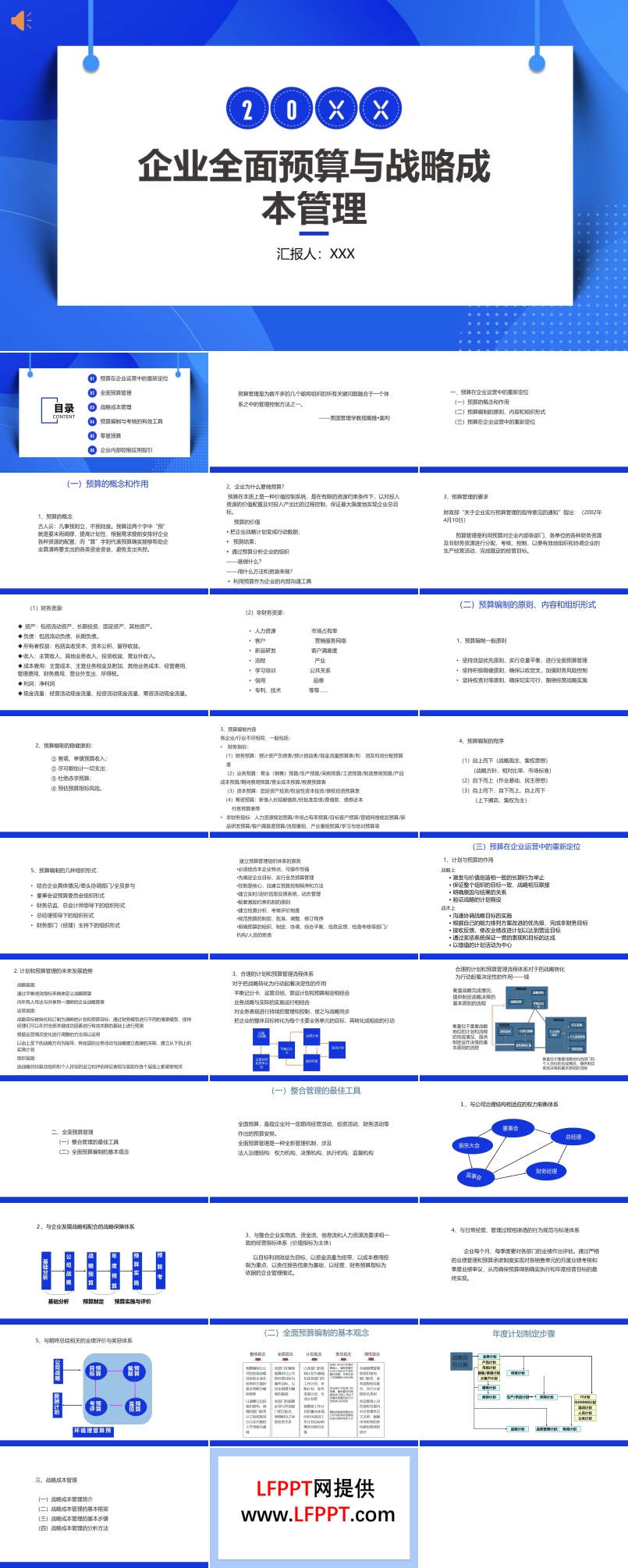 企业全面预算与战略成本管理PPT课件