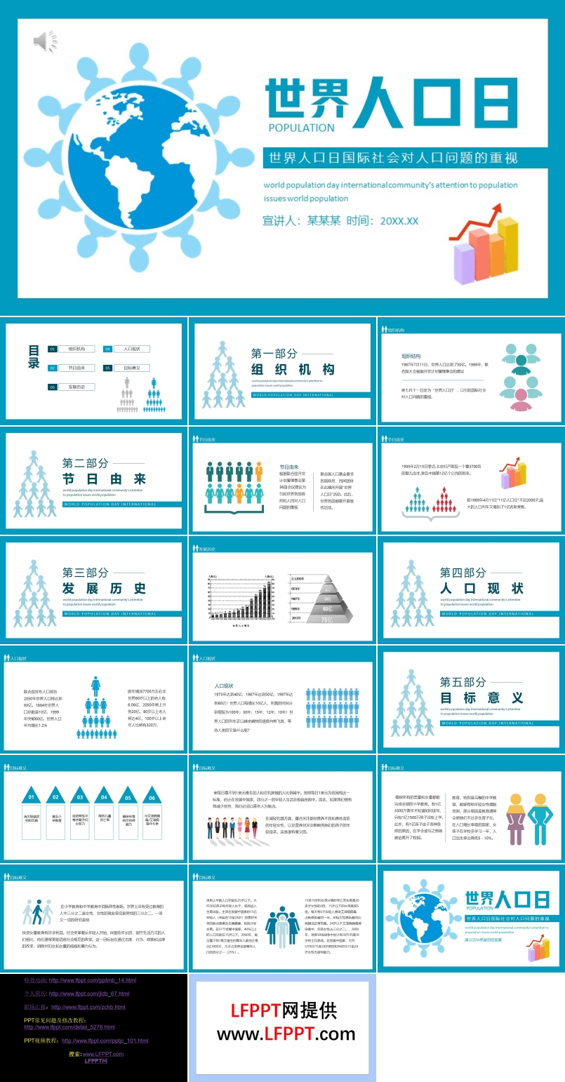 世界人口日ppt课件