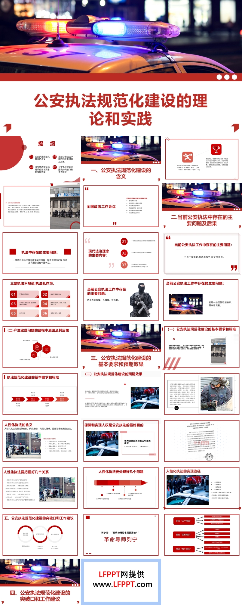 公安执法规范化建设理论和实践培训PPT