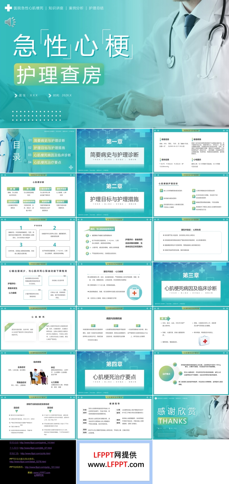 急性心梗护理查房PPT