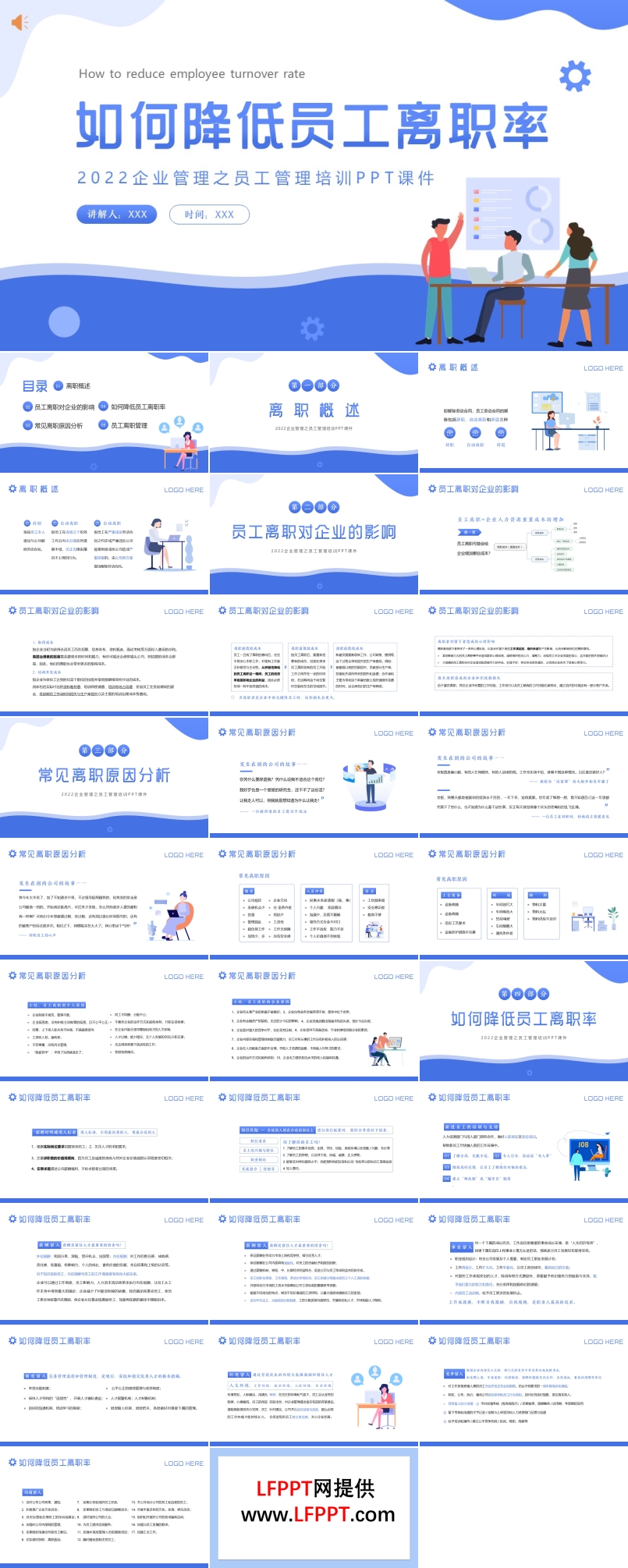 企业管理培训如何降低员工离职率PPT课件